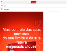 Tablet Screenshot of hipercard.com.br